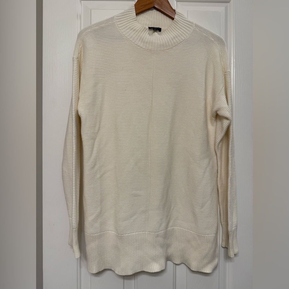Talbots Women’s Cream Sweater Dress – Size Large Petite